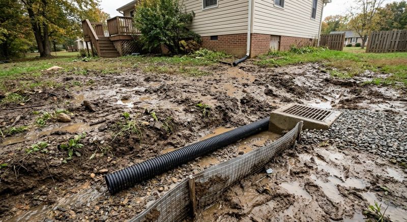 Yard Drainage Improvement in Birmingham, AL