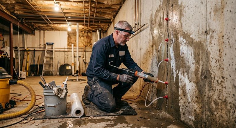 Basement Walls Waterproofing in Montgomery, AL