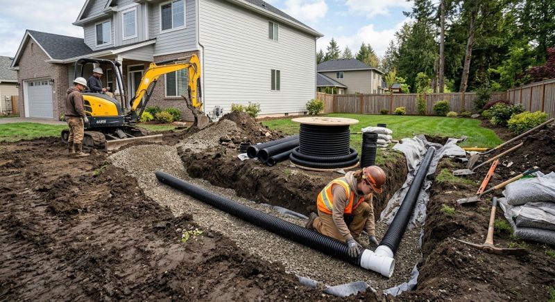 Curtain Drain Installation in Birmingham, AL