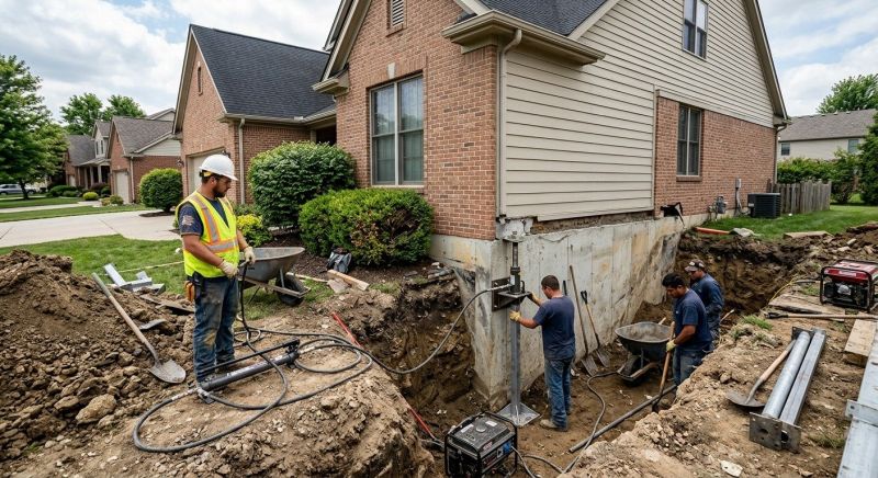 Foundation Pier Repair in Columbus, OH
