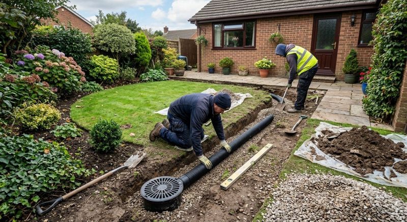 Rainwater Drain Installation in Birmingham, AL