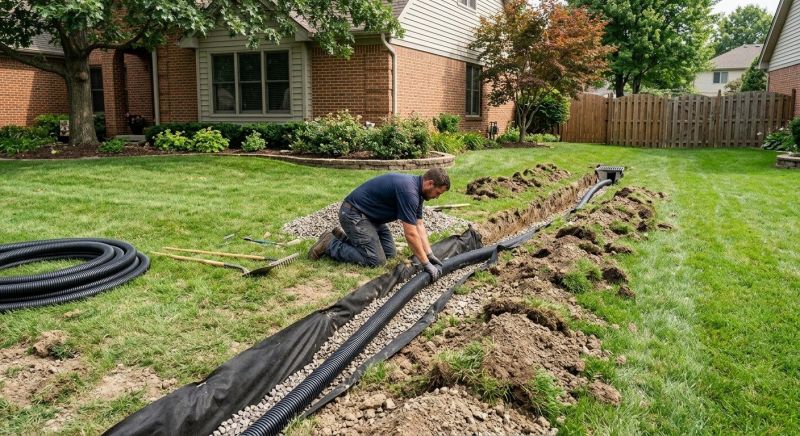 Residential Landscape Drainage in Tuscaloosa, AL