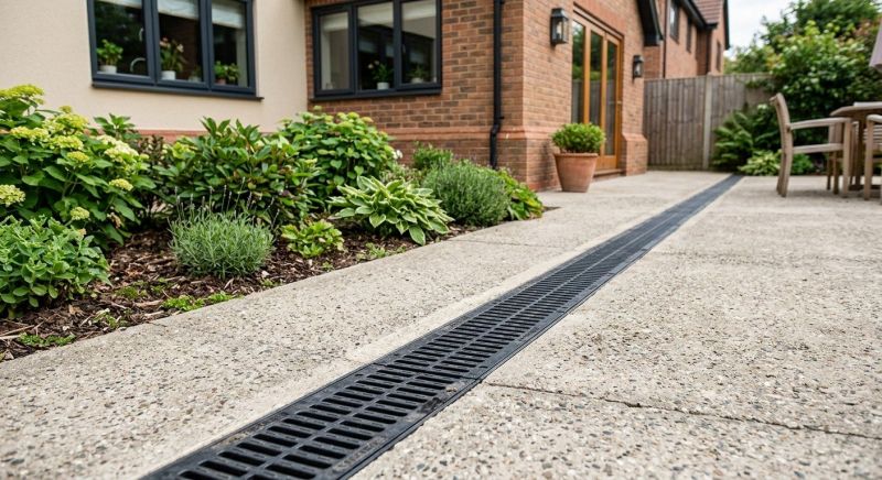 Sidewalk Drainage Installation in Tuscaloosa, AL