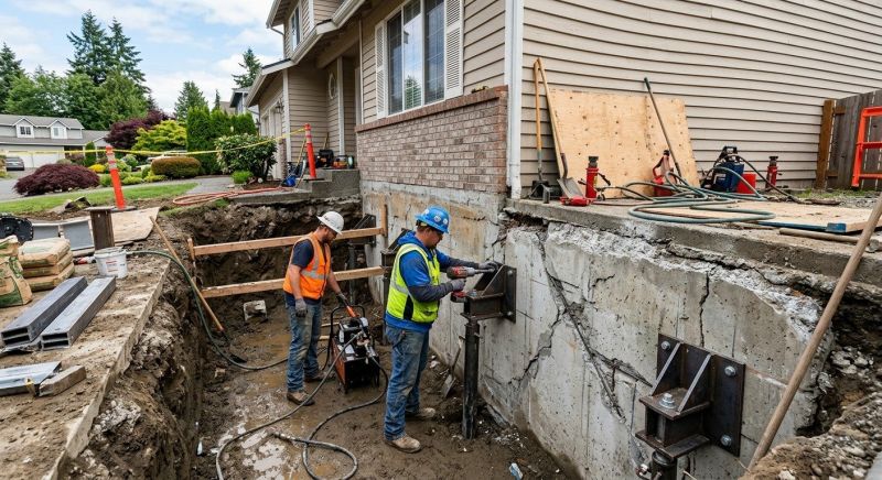 Slab Foundation Repair in Columbus, OH