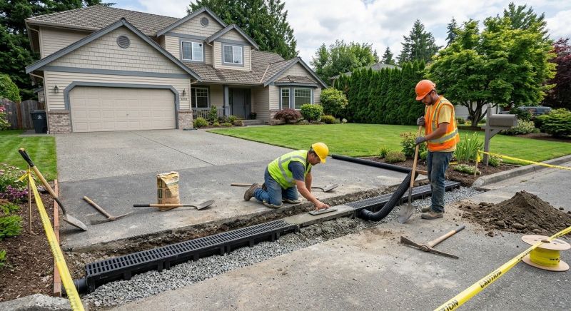 Water Drainage Installation in Tuscaloosa, AL