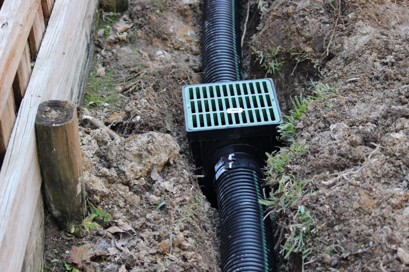 Completed Yard Drain System